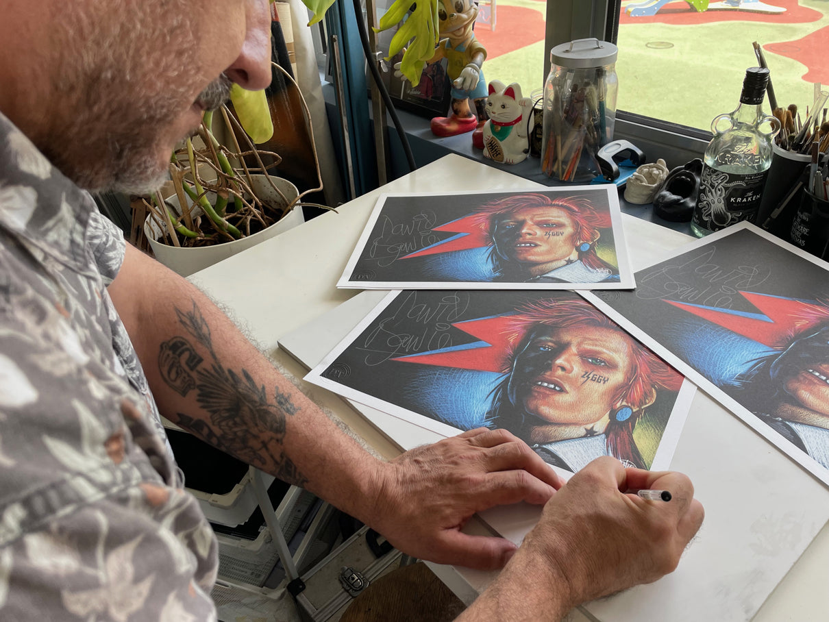 Tehel × Julien Masquin – Châteauneuf-du-Pape Rouge “Mémora” (Tirage d’art + vin)