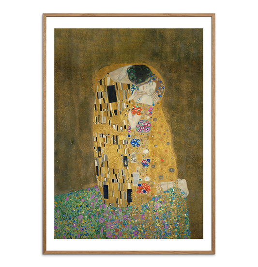 Klimt – Le Baiser (Tirage d’art 30×40 cm, édition limitée Drop’Art)