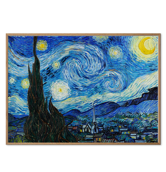 Van Gogh – La Nuit étoilée (Tirage d’art 30×40 cm, édition limitée Drop’Art)
