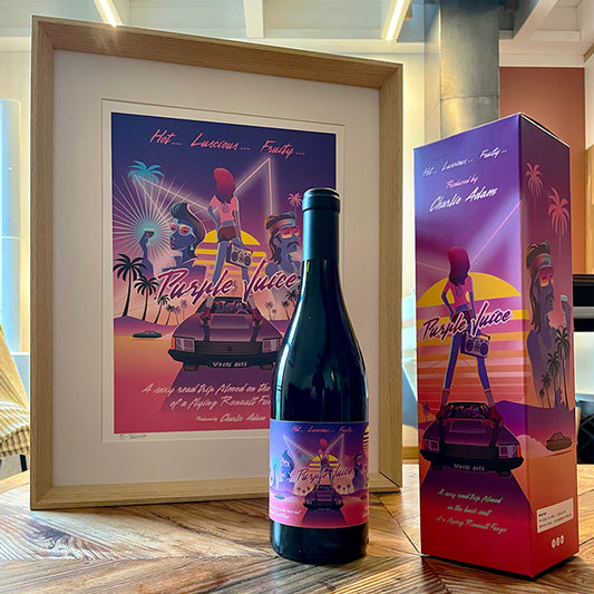 Charlie Adam × Julien Masquin – Côtes du Rhône Rouge “Les Garrigues” (Tirage d’art + vin)