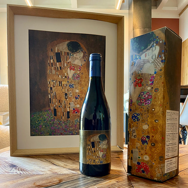 Klimt × Jean Esprit – Crozes-Hermitage Rouge (Tirage d’art + vin)
