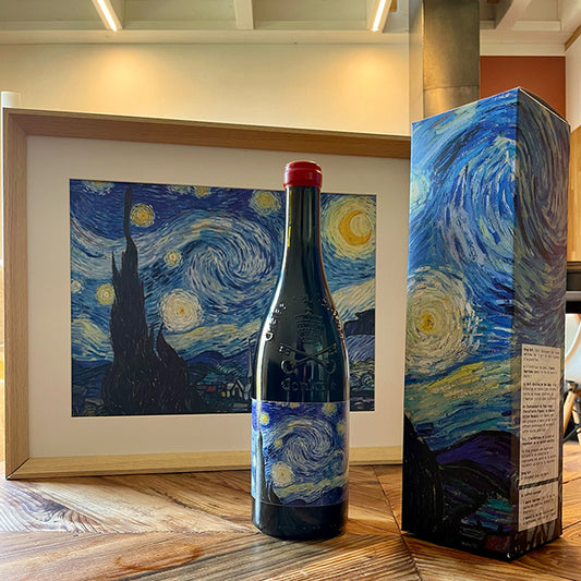 Van Gogh × Julien Masquin – Châteauneuf-du-Pape rouge “Pignan” (Tirage d’art + vin)